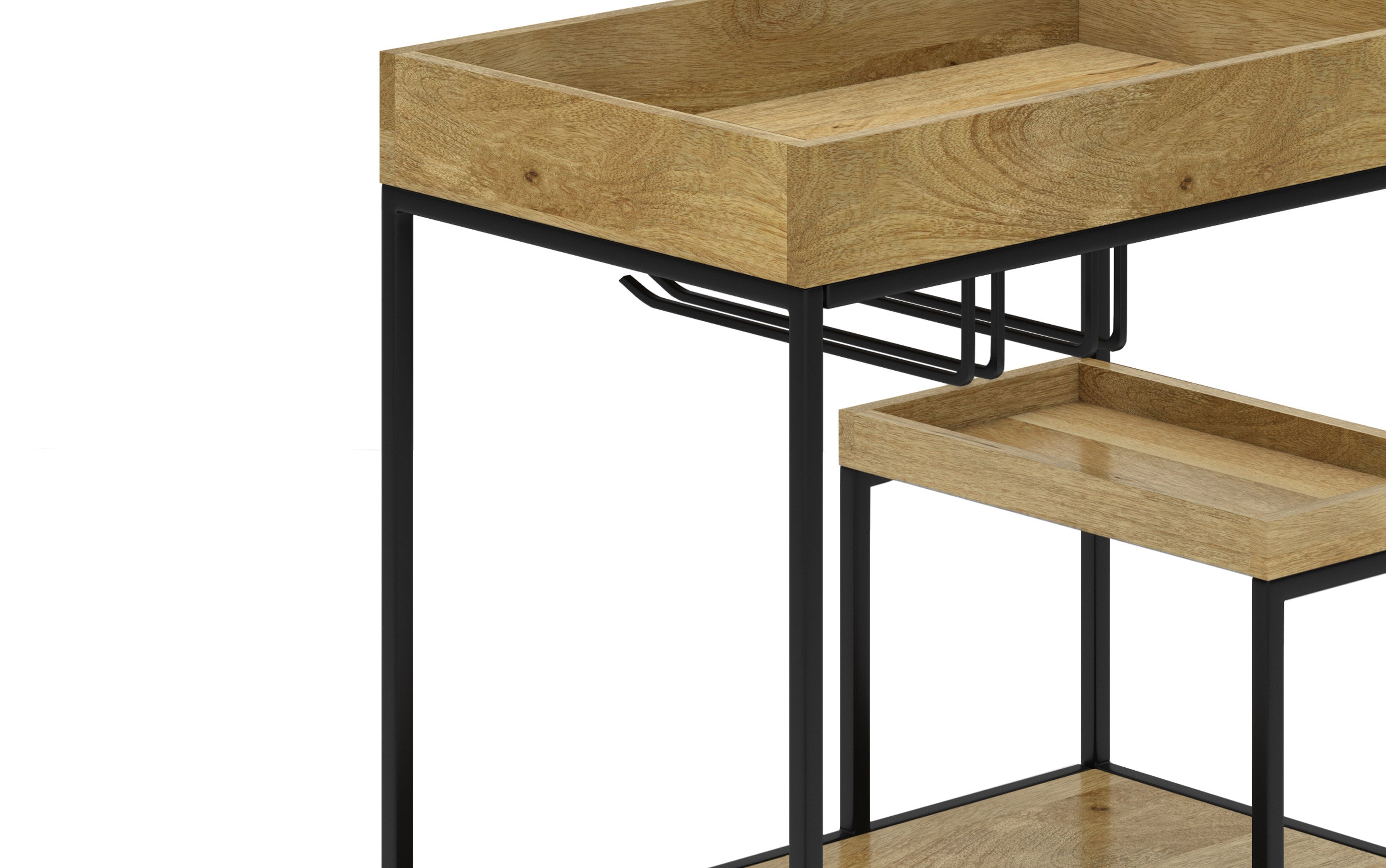 Barnes 29 inch Bar Cart in Mango