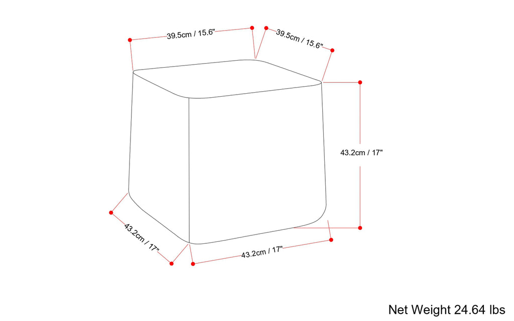 Bassett Cast Aluminum Side Table in Antique Brass