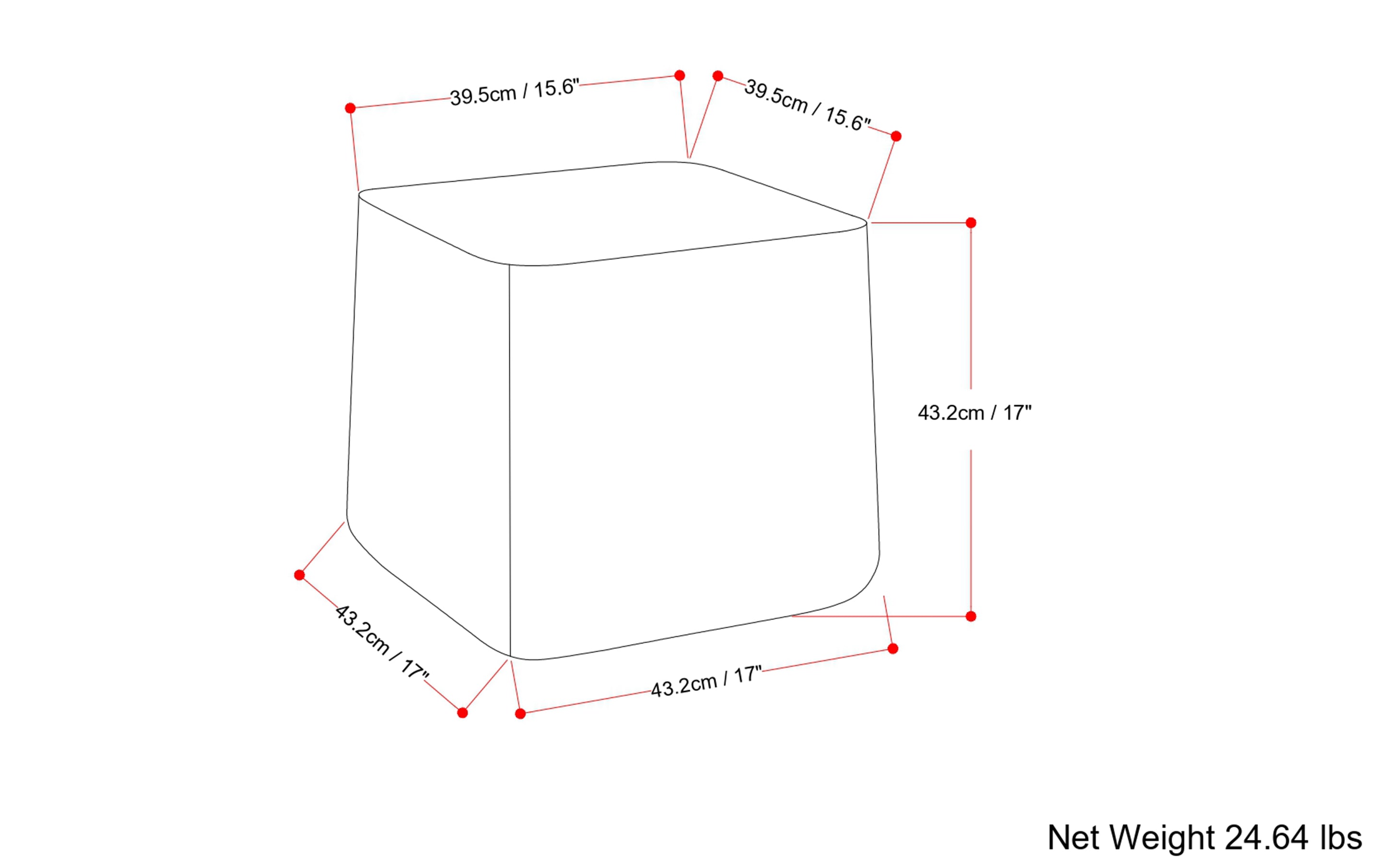 Bassett Cast Aluminum Side Table in Antique Brass