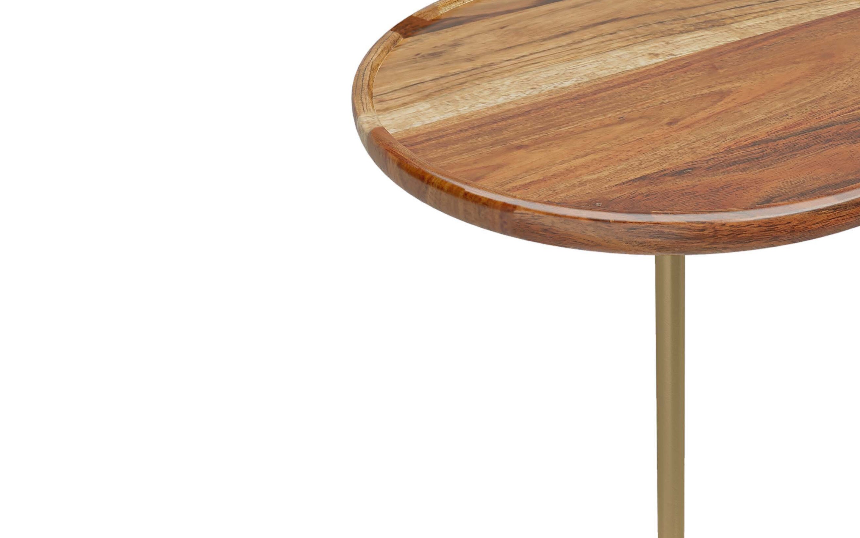 Becker Side Table in Acacia