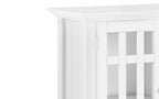 Bedford Low Storage Media Cabinet in White