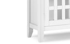 Bedford Low Storage Media Cabinet in White