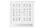 Bedford Low Storage Media Cabinet in White