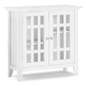 Bedford Low Storage Media Cabinet in White