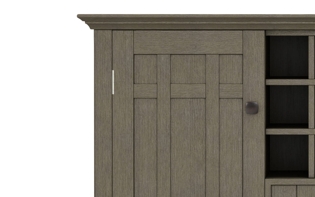 Bedford Sideboard Buffet and Wine Rack in Farmhouse Grey