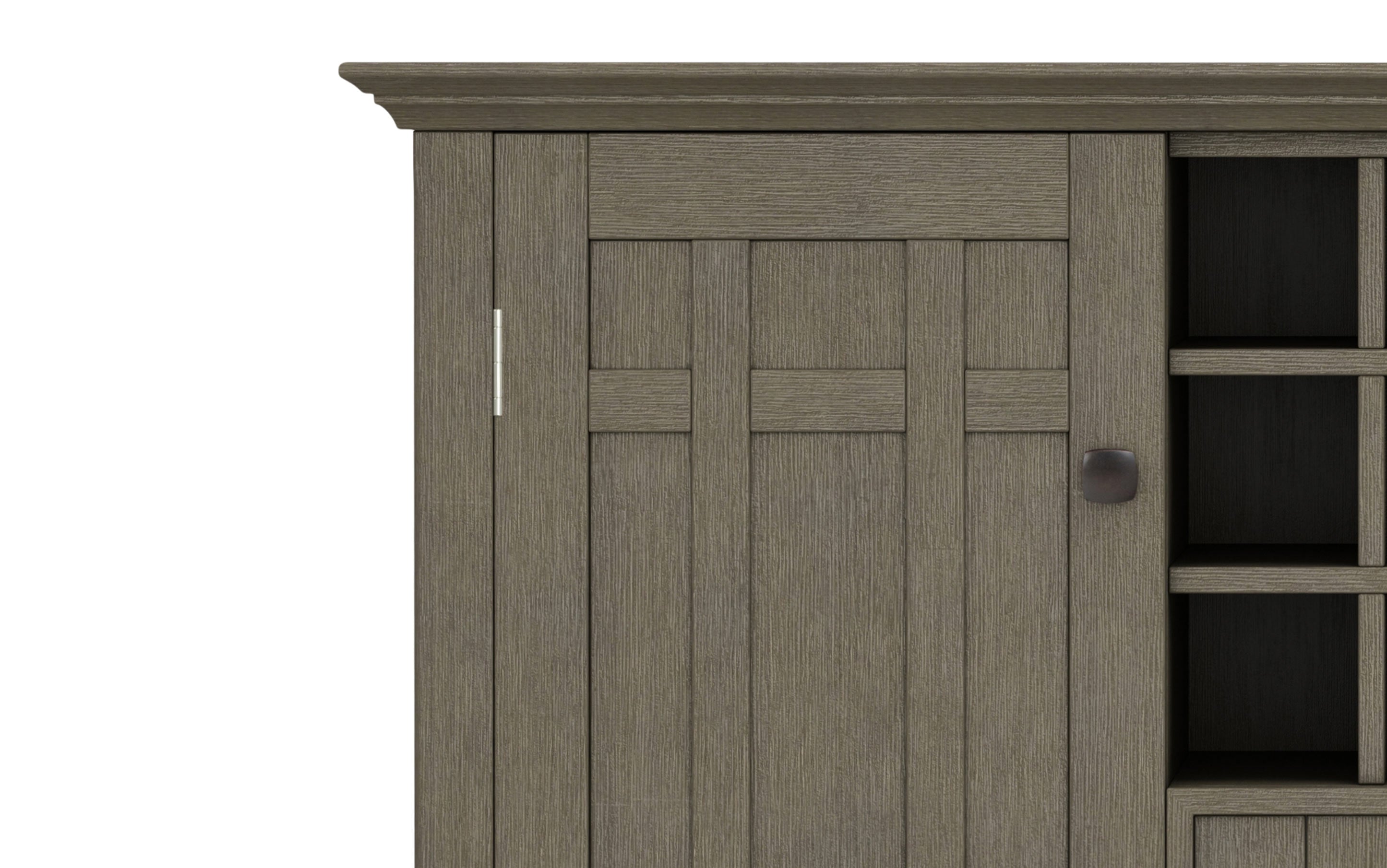 Bedford Sideboard Buffet and Wine Rack in Farmhouse Grey