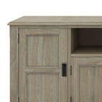Burlington 72 inch TV Stand in Distressed Grey