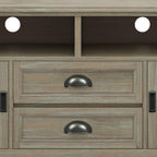 Burlington 72 inch TV Stand in Distressed Grey