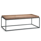 Carter Tray Top Coffee Table in Acacia