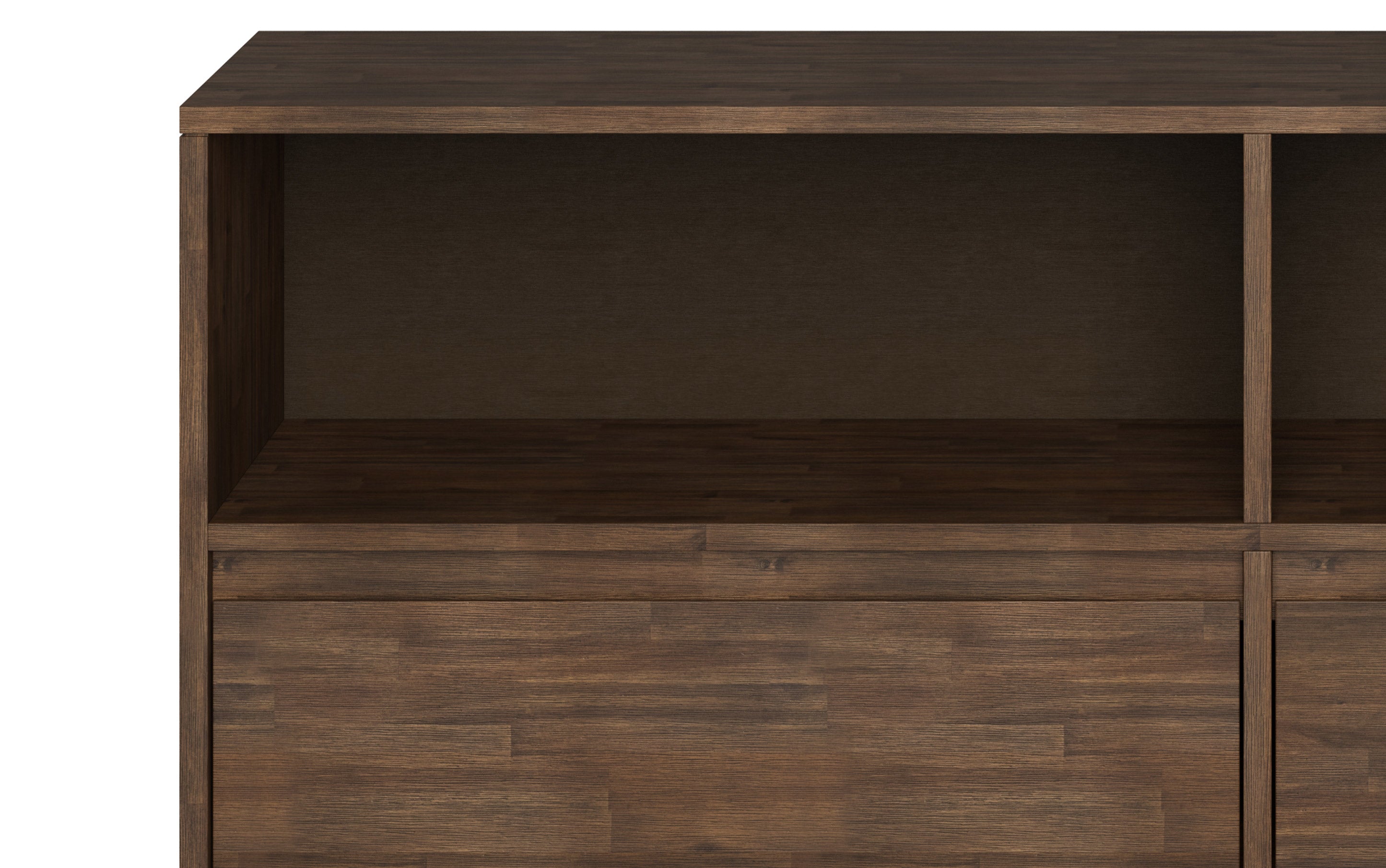 Chase Low Bookcase in Acacia