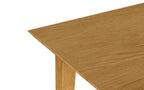 Colby Rectangle Dining Table in Oak