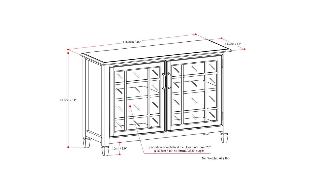 Connaught Low Storage Cabinet