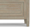 Connaught Entryway Storage Bench in Distressed Grey