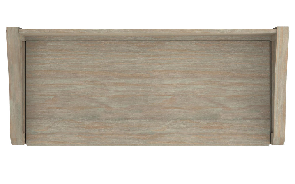 Connaught Entryway Storage Bench in Distressed Grey