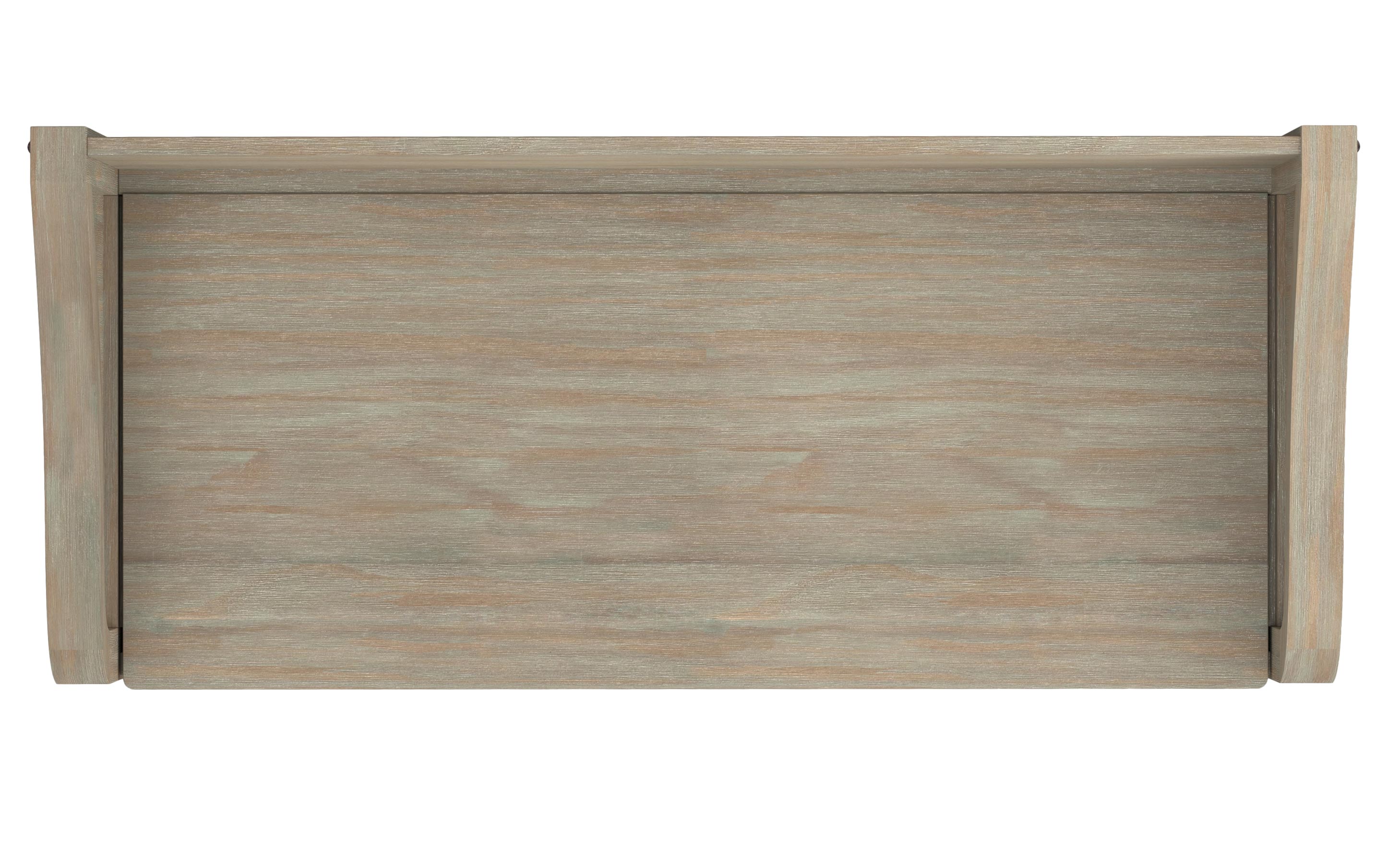 Connaught Entryway Storage Bench in Distressed Grey