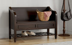 Connaught Entryway Storage Bench with Shelf