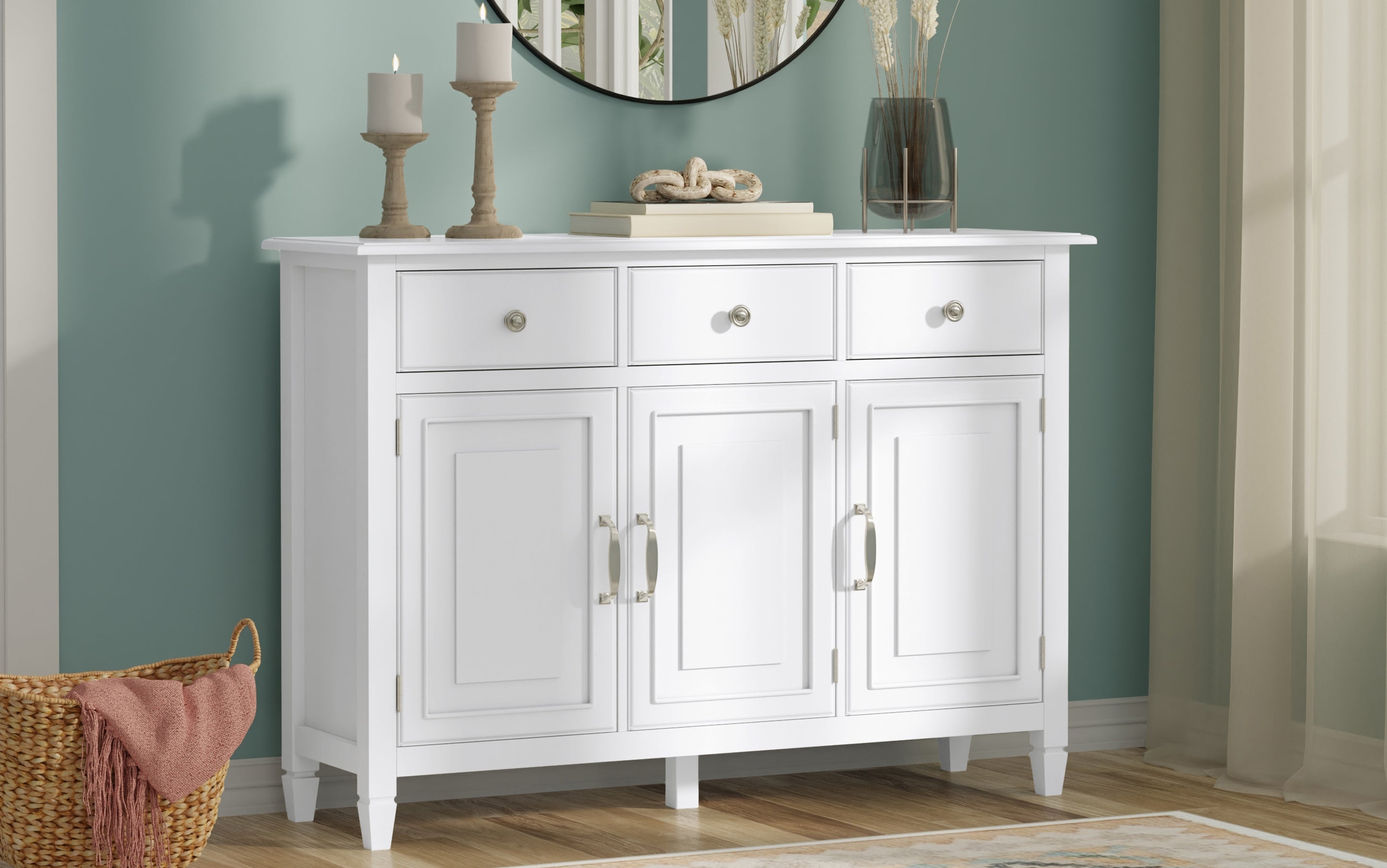 Connaught Wide Entryway Storage Cabinet