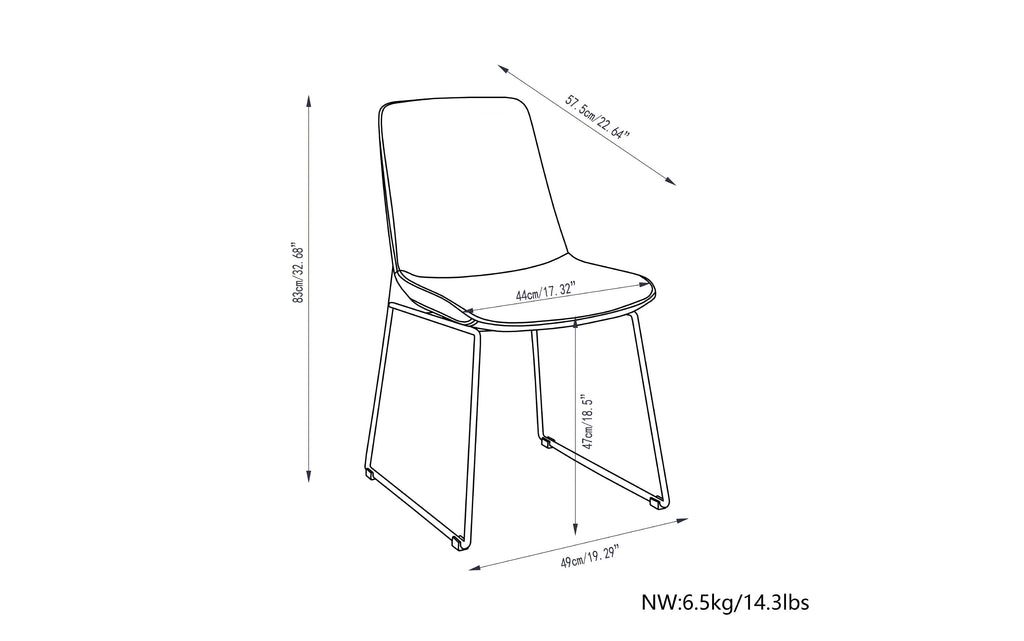 Corina / Hunter 7 Pc Dining Set