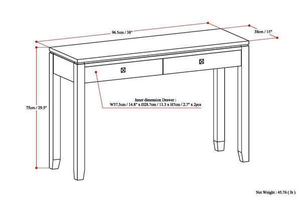 Cosmopolitan Console Sofa Table