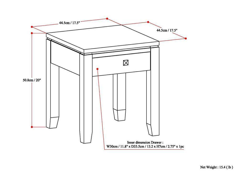 Cosmopolitan End Table