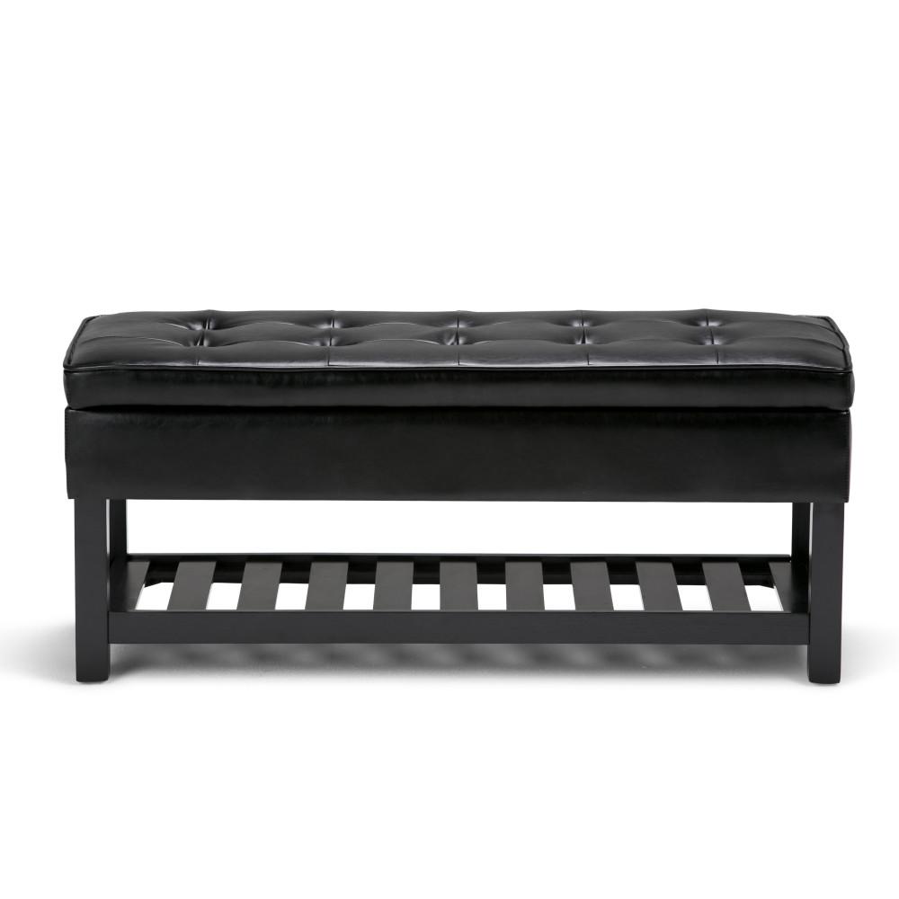 Cosmopolitan Ottoman Bench in Vegan Leather