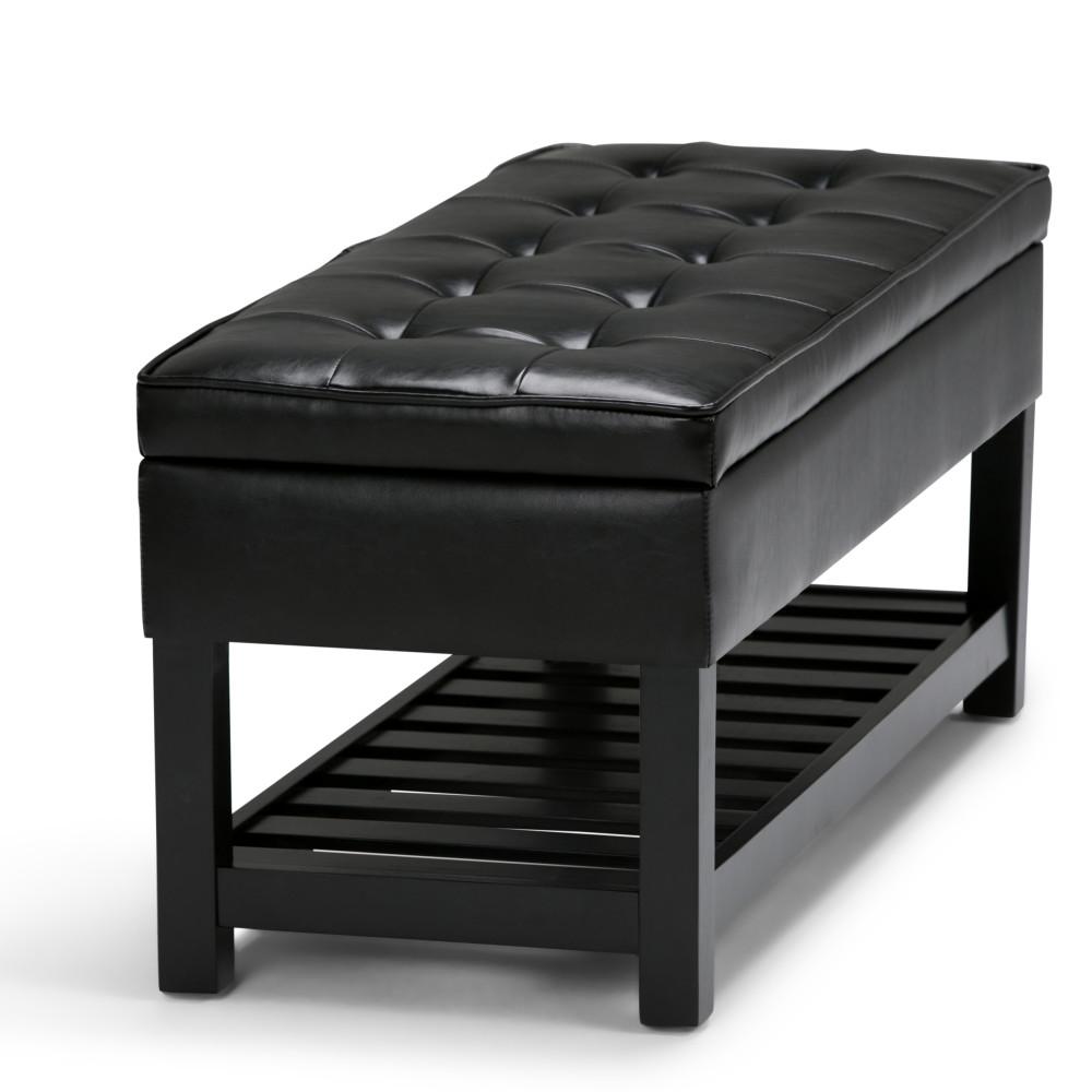 Cosmopolitan Ottoman Bench in Vegan Leather