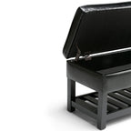 Cosmopolitan Ottoman Bench in Vegan Leather