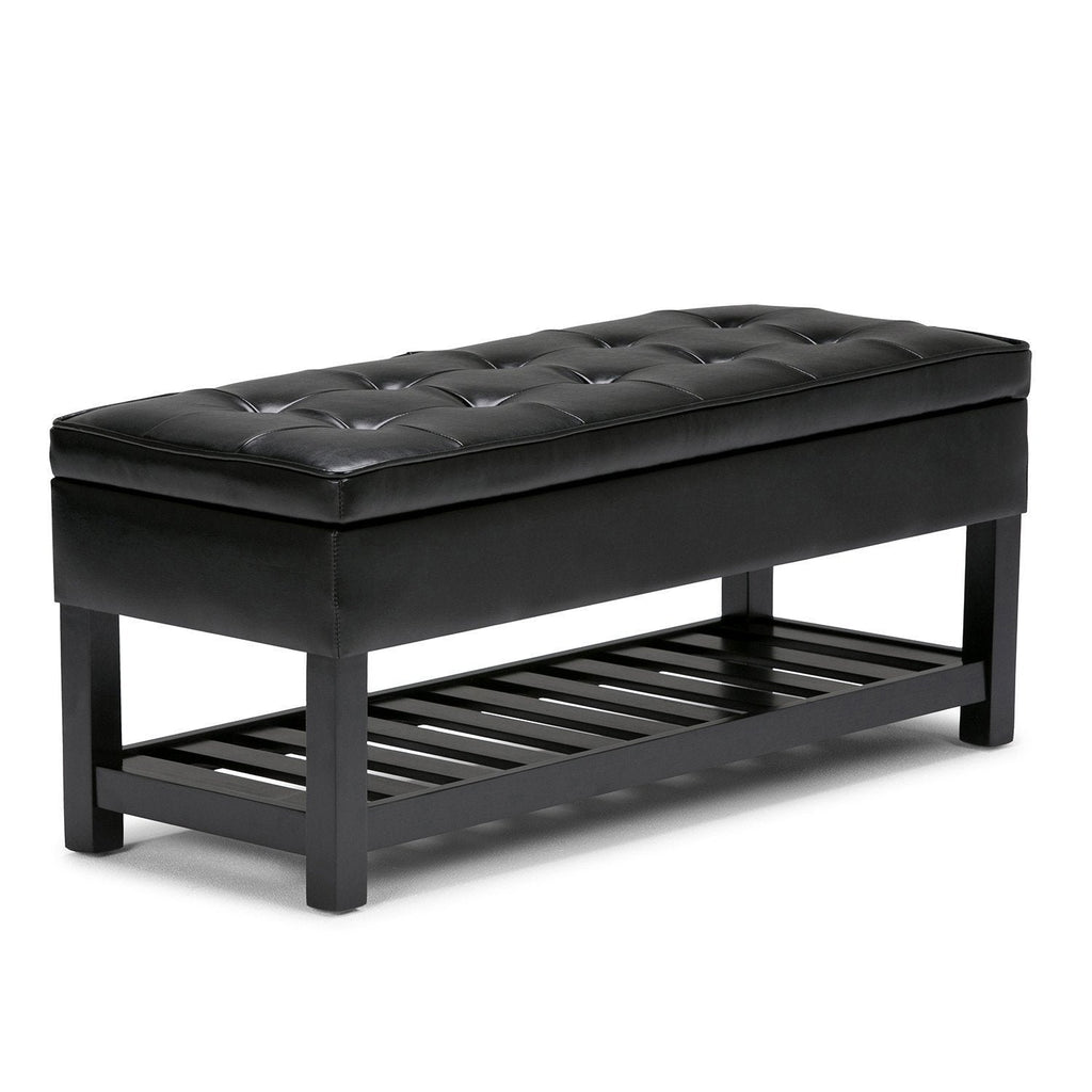 Cosmopolitan Ottoman Bench in Vegan Leather