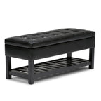 Cosmopolitan Ottoman Bench in Vegan Leather