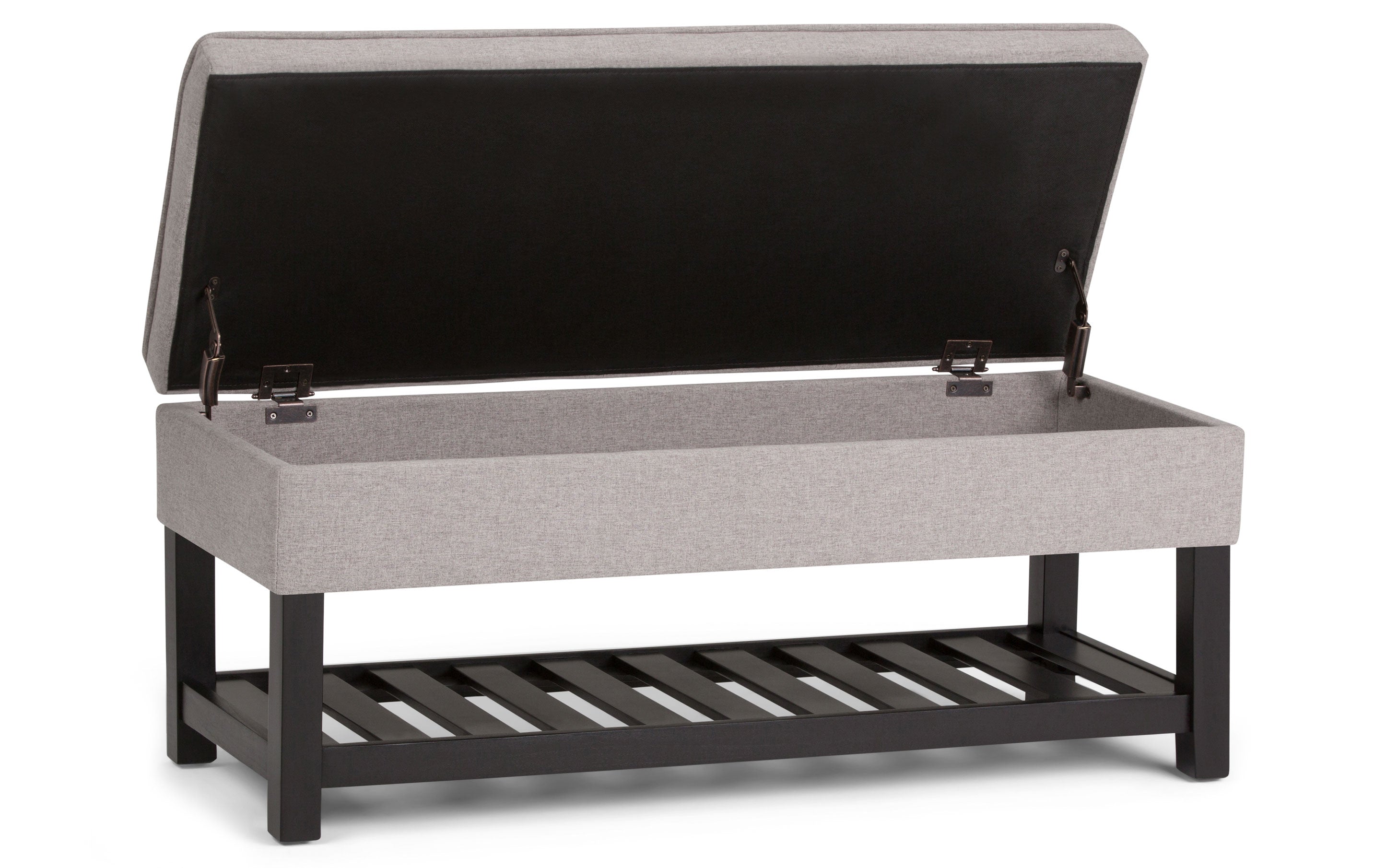 Cosmopolitan Ottoman Bench in Linen