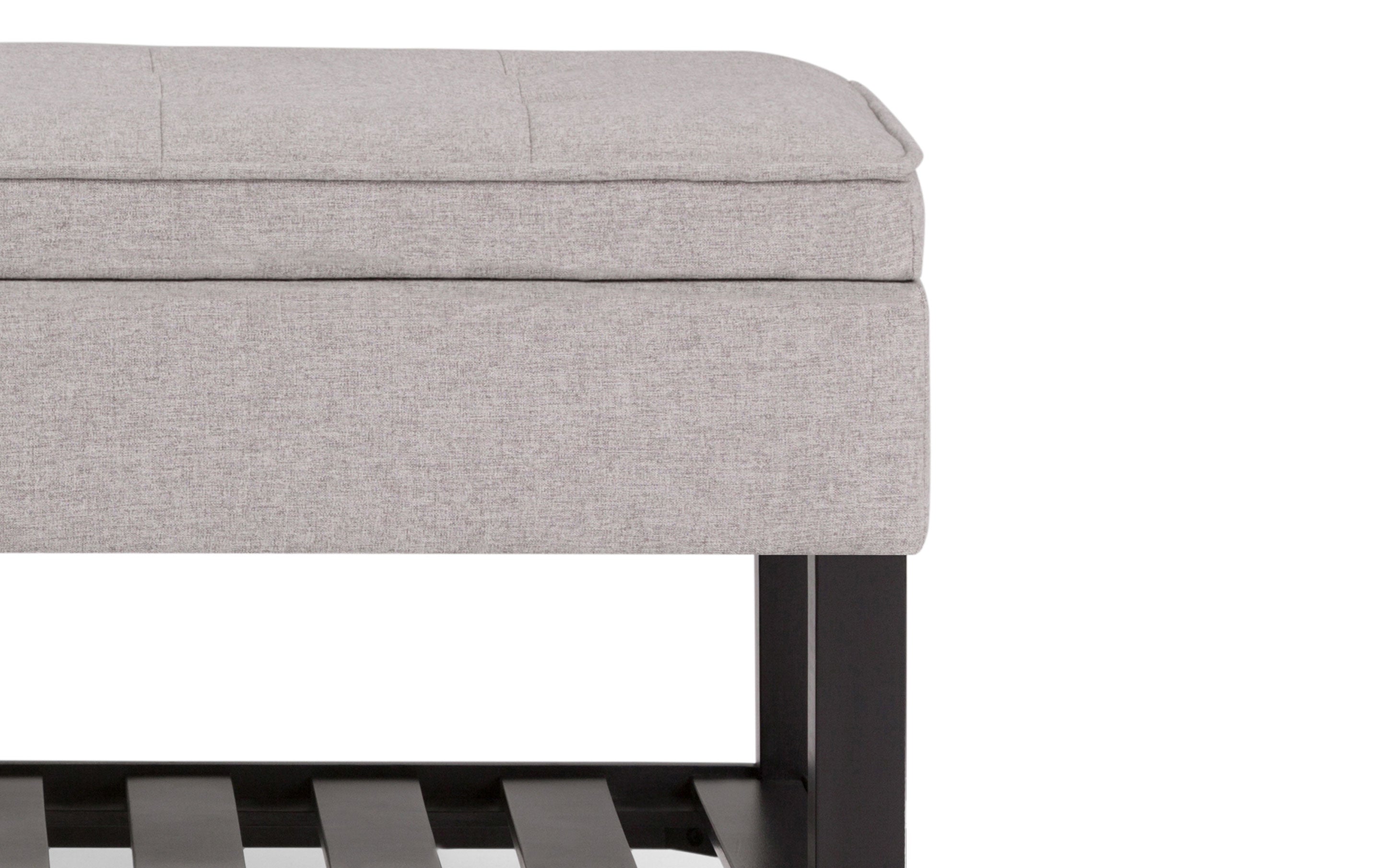 Cosmopolitan Ottoman Bench in Linen