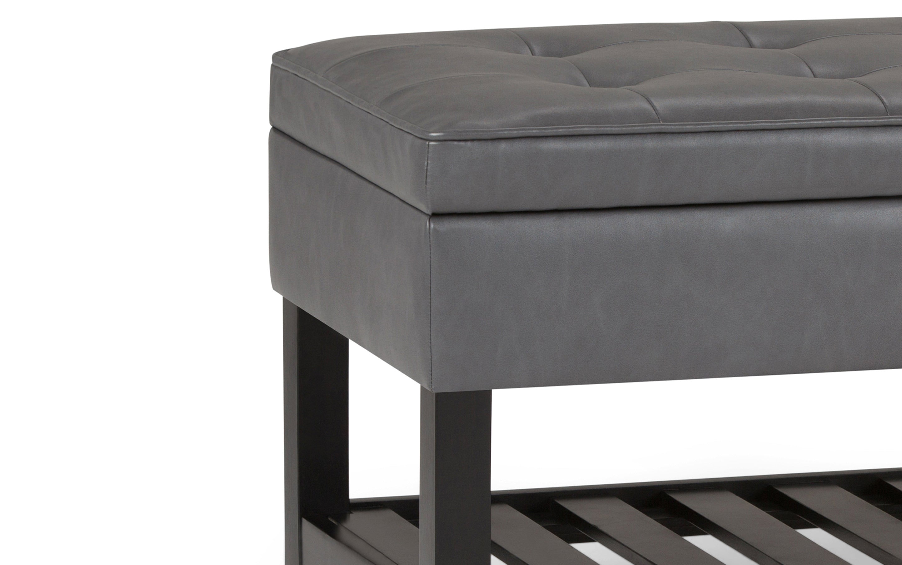 Cosmopolitan Ottoman Bench in Vegan Leather