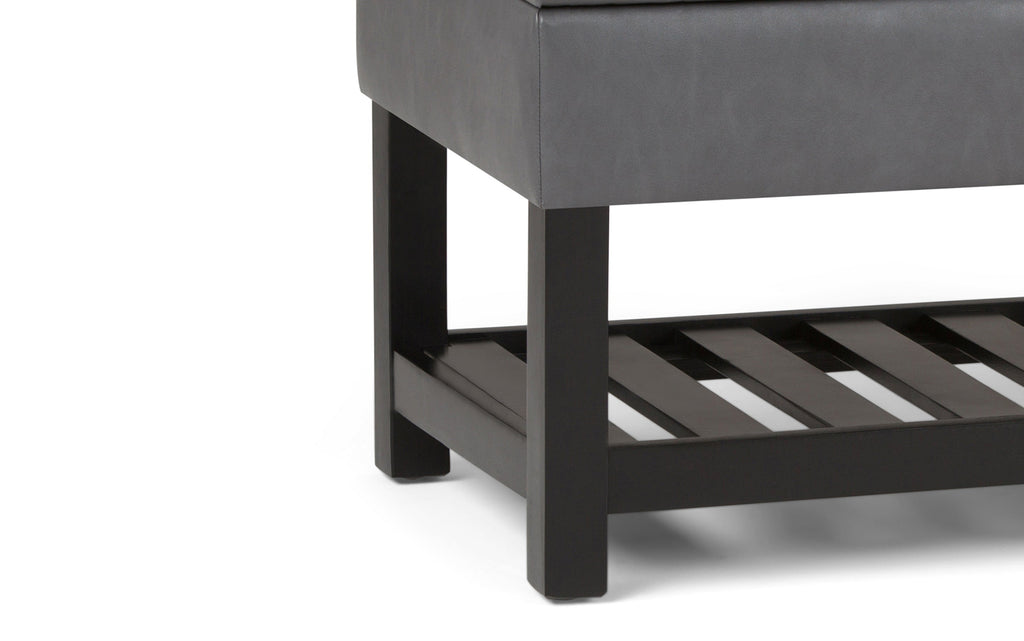 Cosmopolitan Ottoman Bench in Vegan Leather