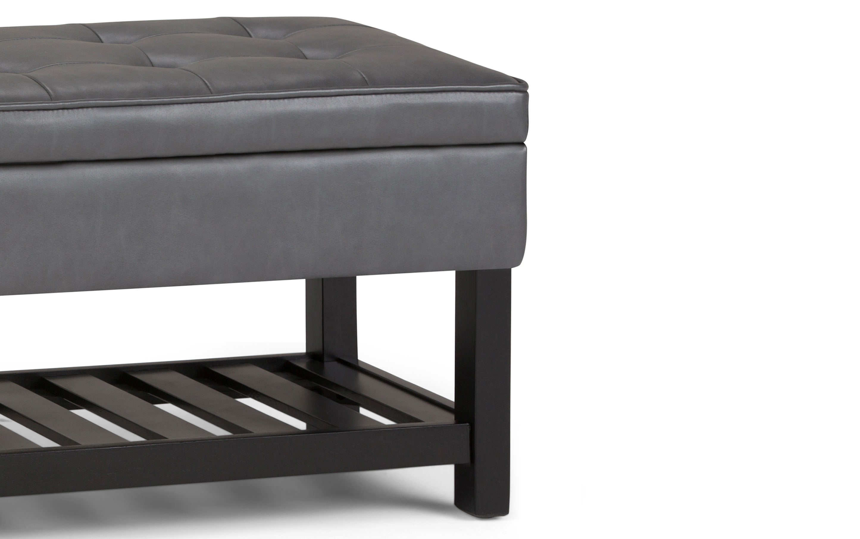 Cosmopolitan Ottoman Bench in Vegan Leather