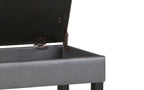 Cosmopolitan Ottoman Bench in Vegan Leather