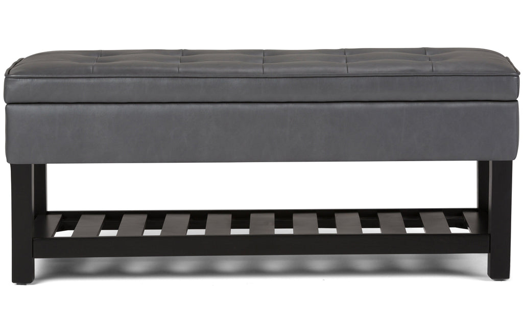 Cosmopolitan Ottoman Bench in Vegan Leather