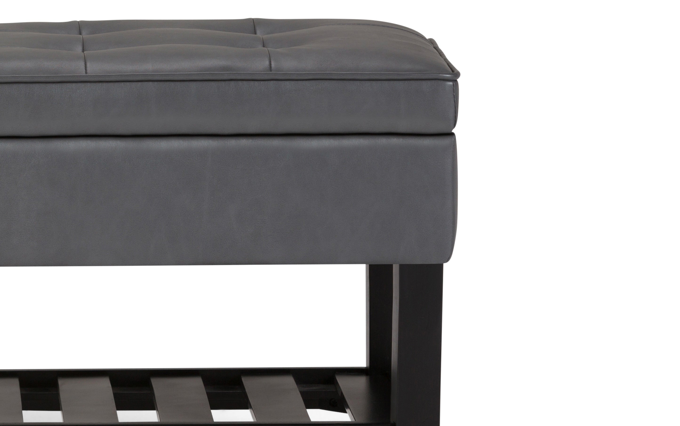 Cosmopolitan Ottoman Bench in Vegan Leather