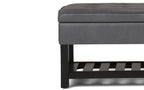Cosmopolitan Ottoman Bench in Vegan Leather