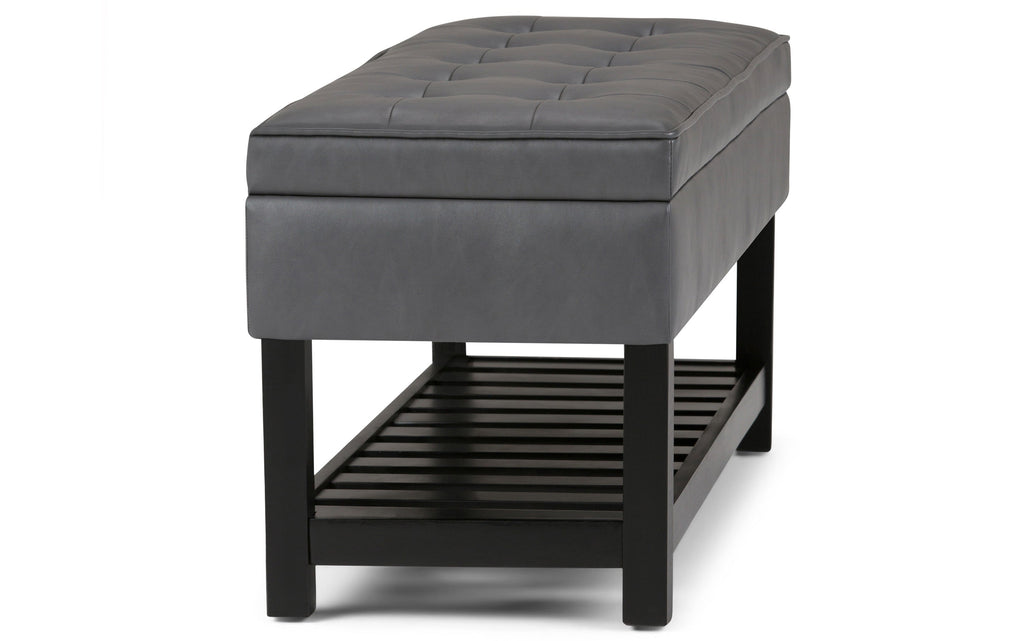Cosmopolitan Ottoman Bench in Vegan Leather