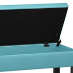 Cosmopolitan Ottoman Bench in Soft Blue