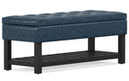 Cosmopolitan Ottoman Bench in Vegan Leather