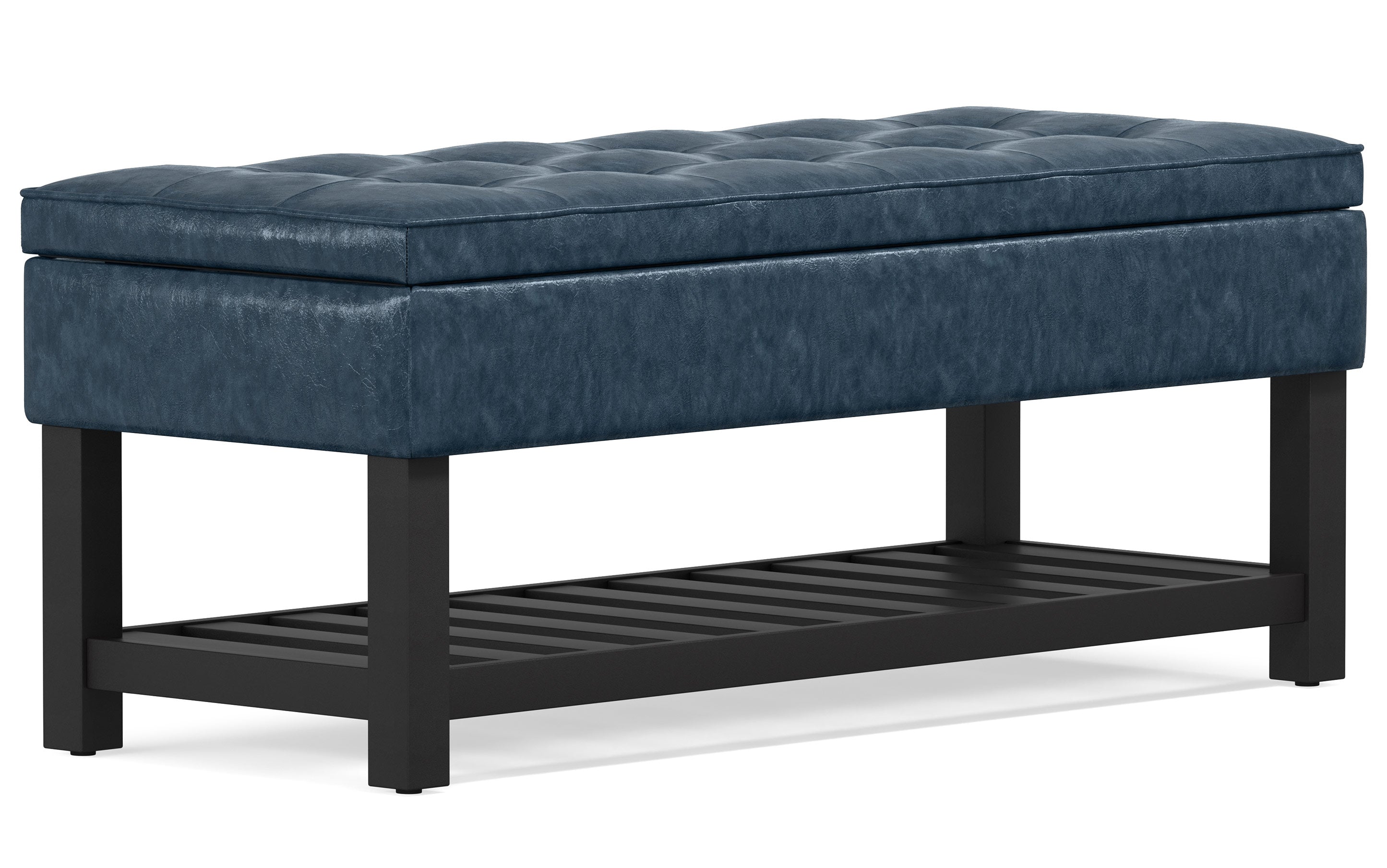Cosmopolitan Ottoman Bench in Vegan Leather