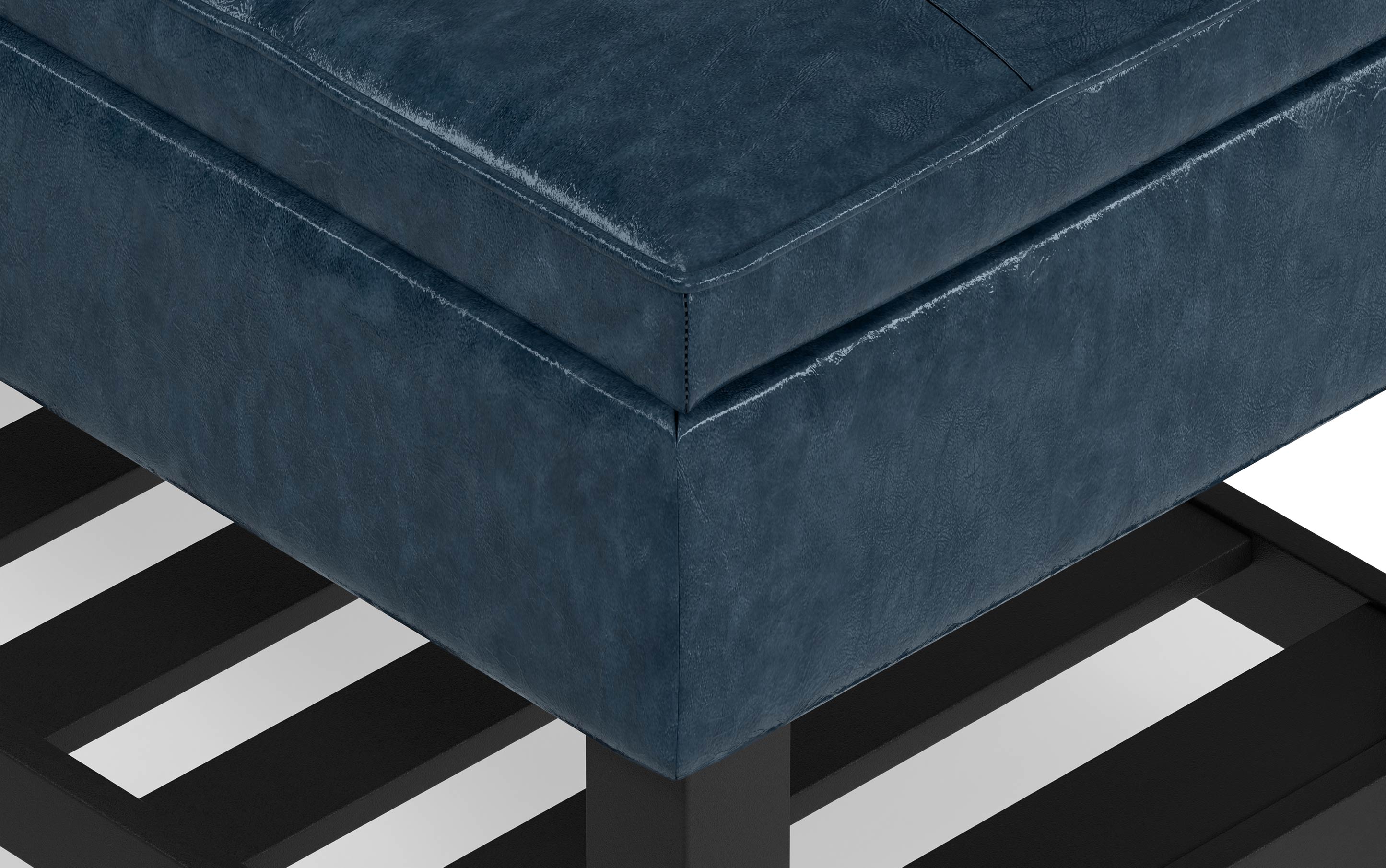 Cosmopolitan Ottoman Bench in Vegan Leather
