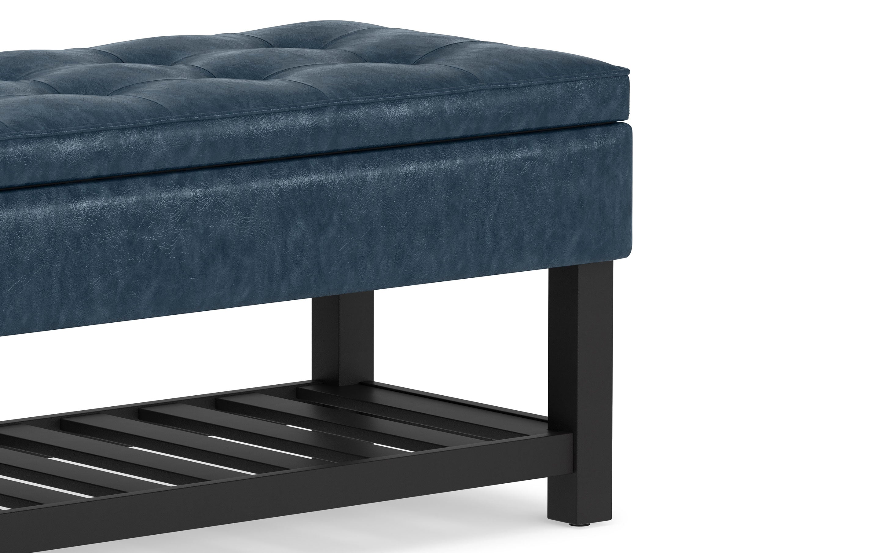 Cosmopolitan Ottoman Bench in Vegan Leather