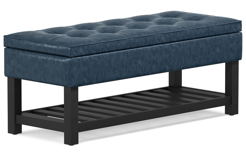 Cosmopolitan Ottoman Bench in Vegan Leather