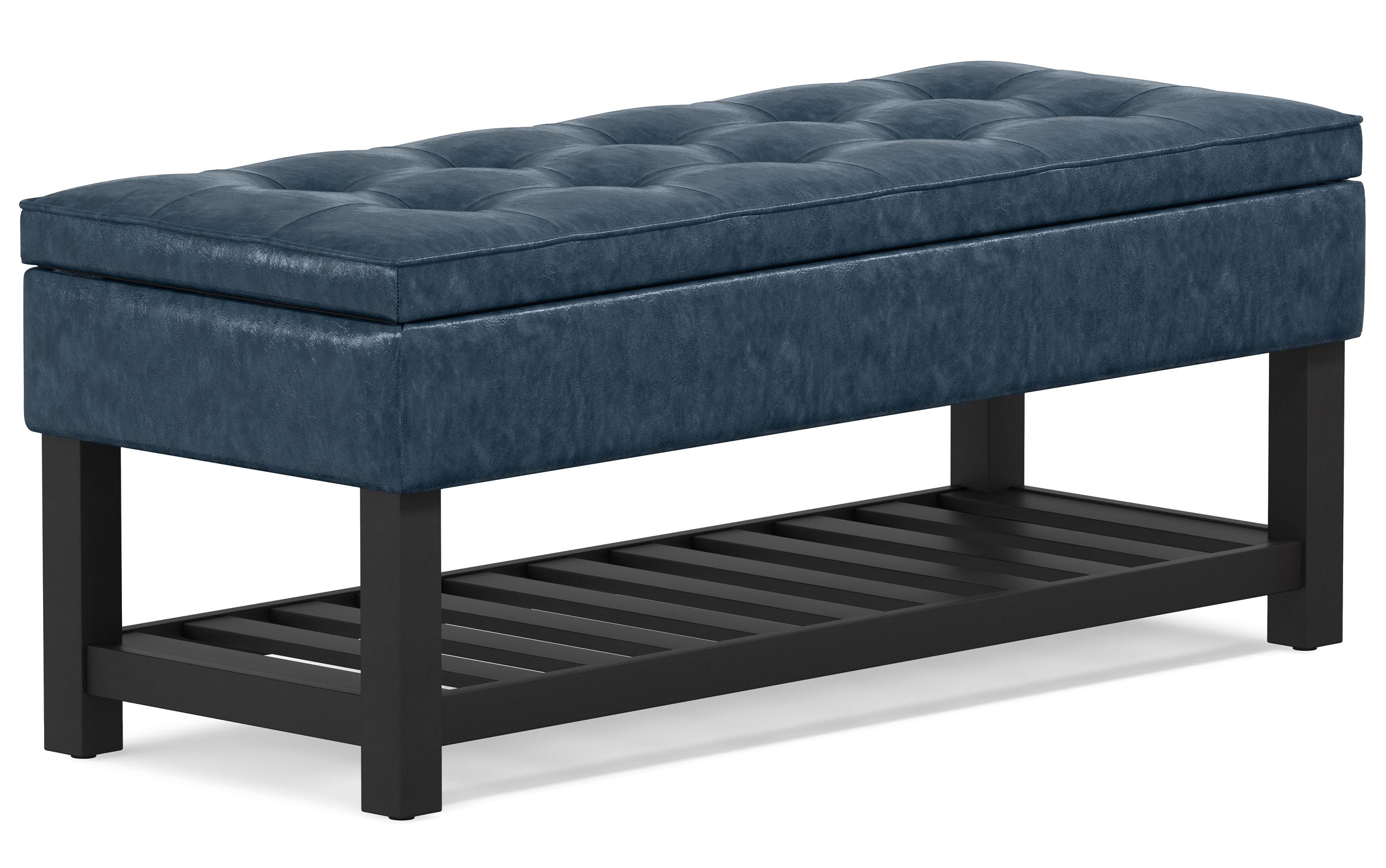 Cosmopolitan Ottoman Bench in Vegan Leather