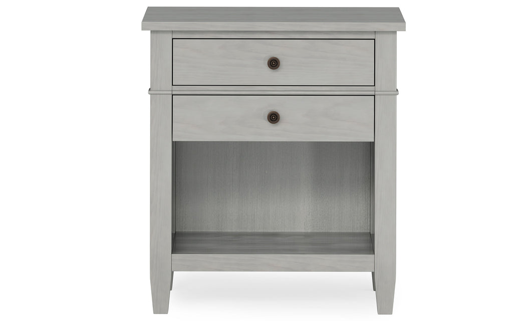 Carlton Bedside Table in Fog Grey