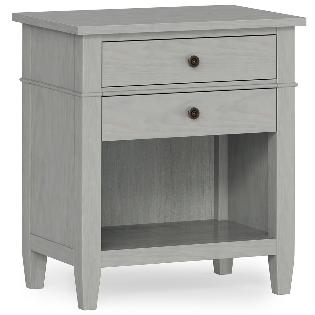 Carlton Bedside Table in Fog Grey