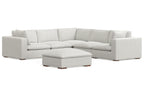 Jasmine Corner Sectional Sofa and Ottoman
