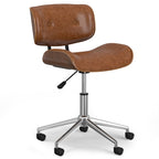 Dax Office Chair in Distressed Vegan Leather